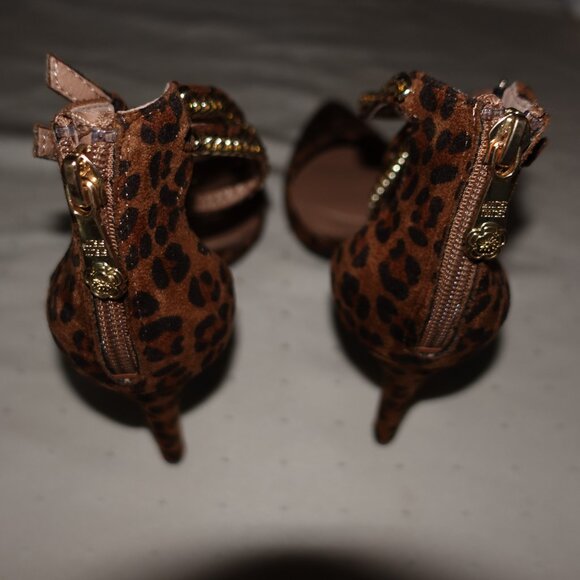 BRAND NEW GORGEOUS MOOTSIES TOOTSIES WOMENS DRESS SHOES PUMPS BROWN SIZE 9M - Picture 5 of 8